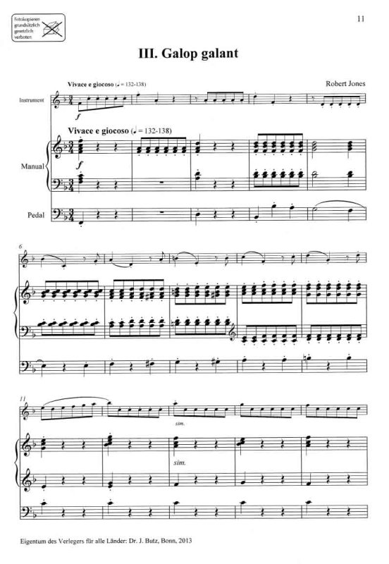 Galop galant - Robert Jones